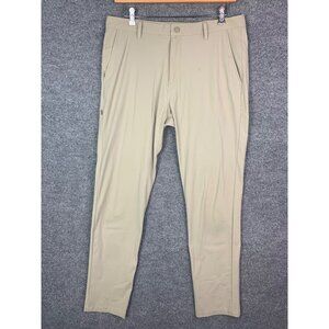 Rhone Pants Mens 36‎ T Pant Lightweight Casual Stretch Tan